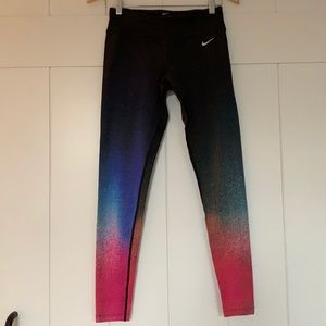 Nike Dri-Fit Running Tights/Leggings, Ombr